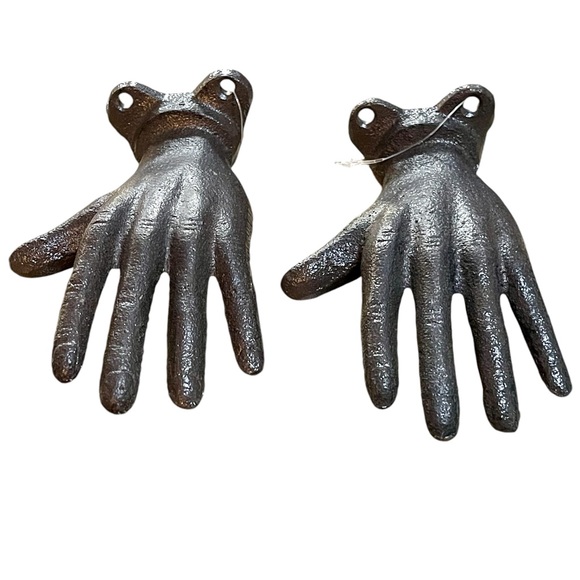 Other - New 2 heavy metal wall hanging hands